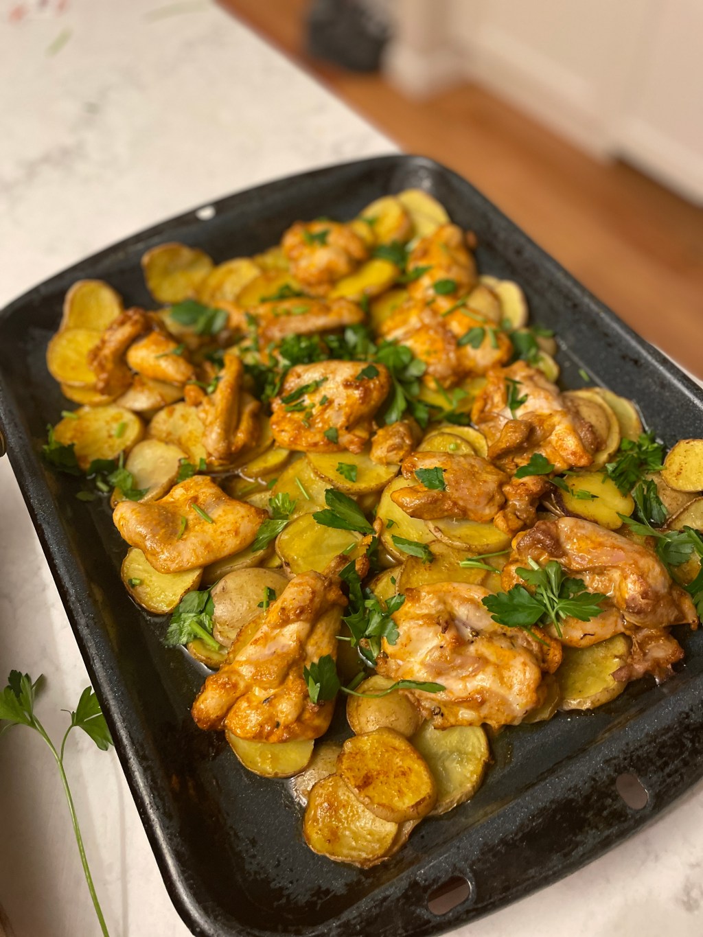 Paprika chicken and&nbsp;potatoes